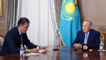 Фотография к новости: Елбасы Әсет Исекешевті қабылдады