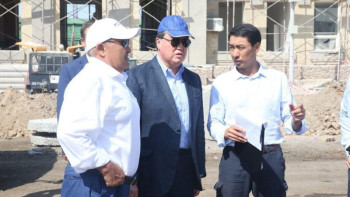 Фотография к новости: Мамин: Арыс қаласындағы құрылыс жұмыстарының 90% аяқталды