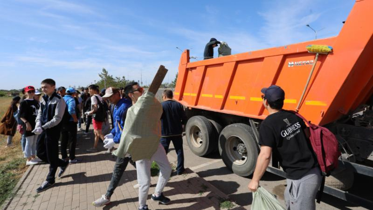 Нұр-Сұлтан қаласында «Бірге – таза Қазақстан!» экологиялық акциясы жалғасын табуда