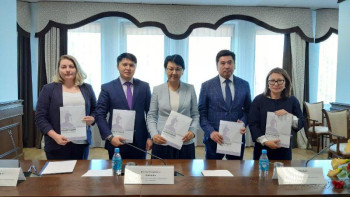 Фотография к новости: «Әлеуметтік студенттік кредит» жобасы бойынша меморандумға қол қойылды