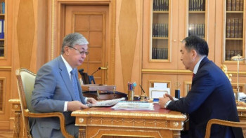 Фотография к новости: Мемлекет басшысы Алматы қаласының әкімін қабылдады 