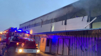 Фотография к новости: Нұр-Сұлтанда базар өртенді 