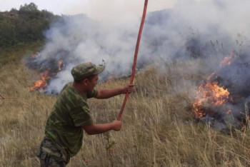 Фотография к новости: Өрттен қаза болған азаматтың отбасына баспана беріледі