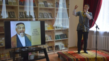 Фотография к новости: Жамбыл облысы полицейлері Абайдың қара сөздерін жатқа айтты