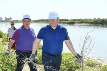 Фотография к новости: Қызылордада «Birge – TazaQazaqstan» экологиялық акциясына 7 мың адам қатысты