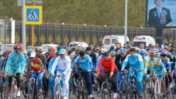 Фотография к новости: Елордада «Сау жүрек айлығы» велошеруі өтеді 