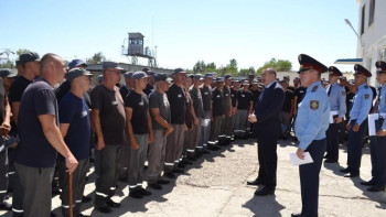 Фотография к новости: ҚР ішкі істер министрі Алматы облысындағы колонияны тексерді