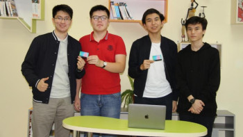 Фотография к новости: ﻿Студенттер қоғамдық тамақтану орындарында төлем жасауға арналған жүйе ойлап тапты