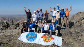 Фотография к новости: Елімізге алғаш рет келген еуропалық топ киелі жерлермен танысты