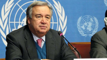 Фотография к новости: Қазақстан президенті  БҰҰ бас хатшысына көңіл айтты