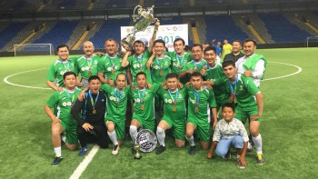 Фотография к новости: "Qyzmet cup": мемлекеттік қызметкерлер арасындағы аяқдоп чемпионаты аяқталды