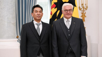 Фотография к новости: Қазақстан елшісі Германияның Федералды президентіне сенім грамоталарын табыстады