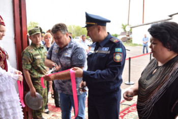 Фотография к новости: Ақмола облысында екі өрт сөндіру бекеті ашылды