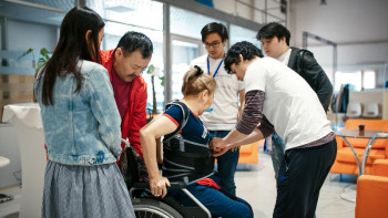 Фотография к новости: Елордада мүмкіндігі шектеулі жандарға арналған марафон өтеді