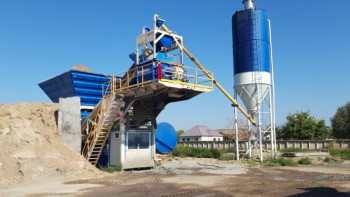 Фотография к новости: Мақтааралда бетон зауыты айына 30 млн теңгенің өнімін шығарады