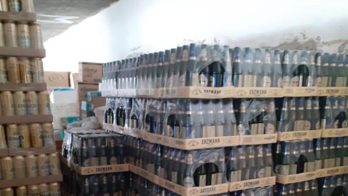 Қызылорда облысында кәсіпкер заңсыз алкоголь өнімдерін сатқан