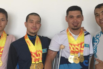 Фотография к новости: Атыраулық спортшылар Паралимпиада ойындарында 7 алтын медаль жеңіп алды