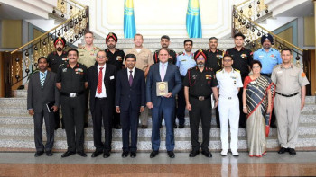 Фотография к новости: Шетелдік генералдар Қазақстанның ішкі және сыртқы саясатына қызығушылық танытты