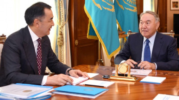 Фотография к новости: Елбасы Бақытжан Сағынтаевты қабылдады