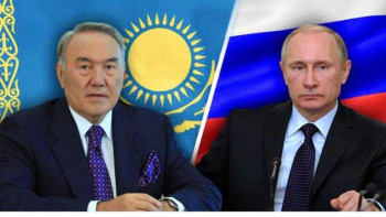Фотография к новости: Назарбаев пен Путин алдағы кездесулердің кестесін талқылады