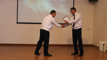 Фотография к новости: Конституция күні: 45 полиция қызметкері Құрмет грамотасымен марапатталды