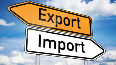﻿Экспорт пен импорттық түсімдер сомасы 