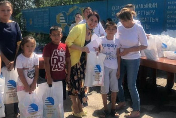 Фотография к новости: ﻿Арыс теміржолшыларының балалары мектепке баруға дайын