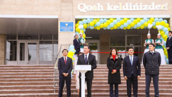 Фотография к новости: Елордада Абай атындағы жаңа гимназия ашылды