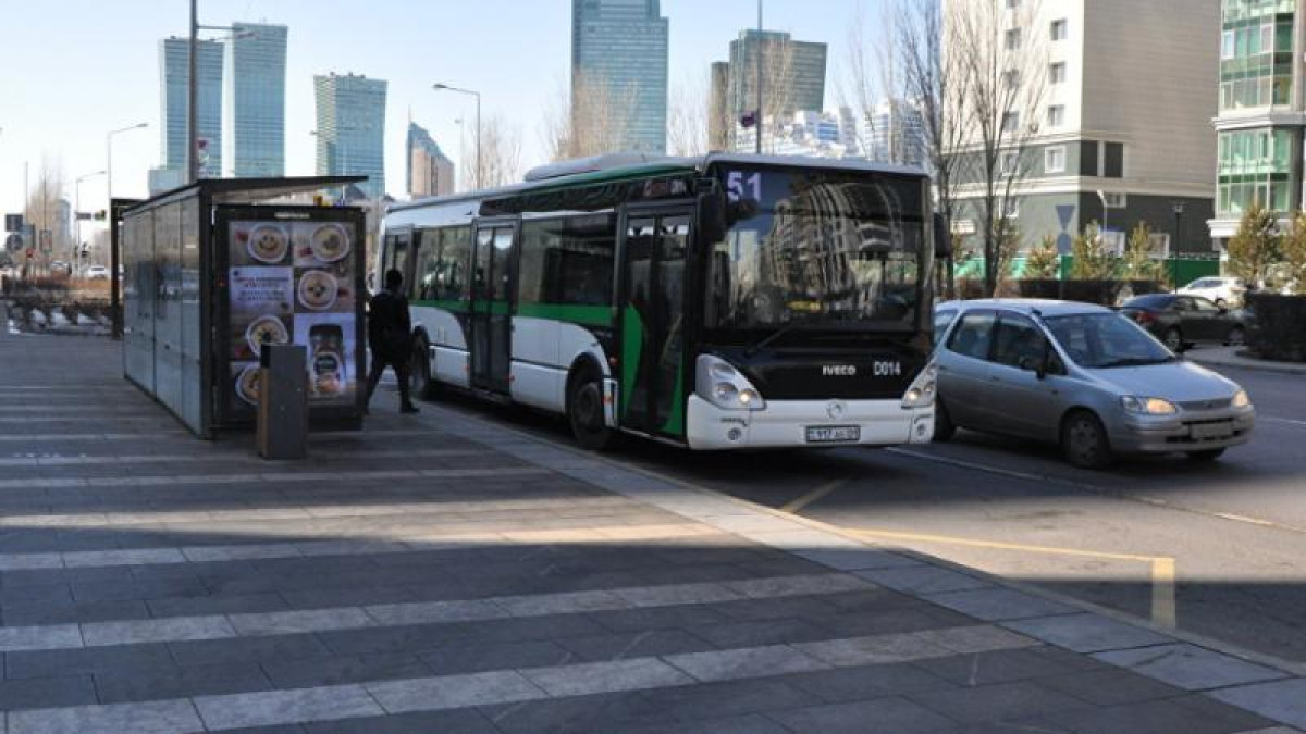 Елордадағы №64, 107 автобустарының қозғалысы өзгереді