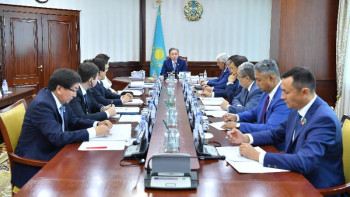 Фотография к новости: Мәжілістің жаңа парламенттік маусымдағы алғашқы Бюро отырысы өтті