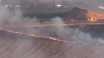 Фотография к новости: Израиль Ливанның оңтүстігінде 100-ден астам снаряд жарды