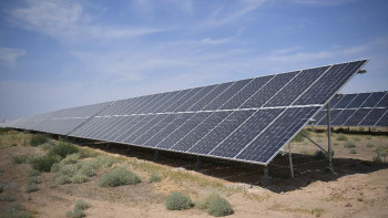 Фотография к новости: Алматы облысында күн электр стансасы іске қосылды