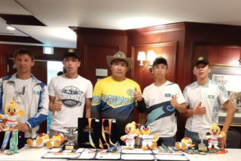 Фотография к новости: Еліміздің мергендері Әлем чемпионатынан 17 медаль еншіледі