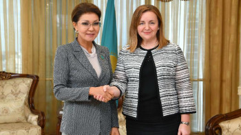 Фотография к новости: Дариға Назарбаева БҰҰ Бас хатшысының арнаулы өкілімен кездесті 