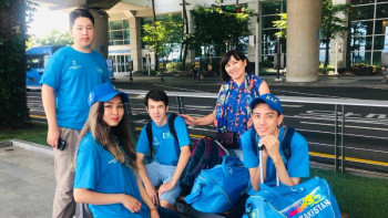 Фотография к новости: ﻿Қазақстандық оқушылар Кореяда өткен олимпиадада 5 медаль жеңіп алды