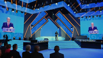 Фотография к новости: Тоқаев Қазақстан мұнай-газ саласының 120 жылдығына арналған салтанатты жиынға қатысты