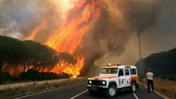 Фотография к новости: Испанияның солтүстігінде орман өрті өршіп тұр 