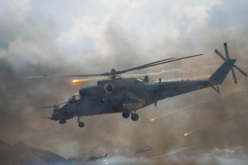 Фотография к новости: «Сарышаған» полигонында әуе әскерінің жауынгерлік жаттығулары өтті
