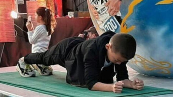 Фотография к новости: Ақтөбелік оқушы әлем рекордын жаңартты