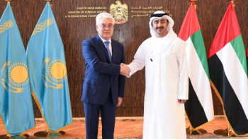 Фотография к новости: БАӘ-нің алғашқы ғарышкері «Байқоңырдан» Халықаралық ғарыш стансасына ұшады