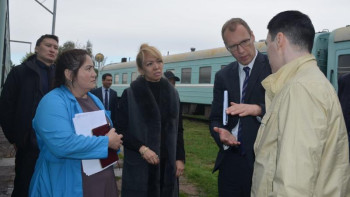 Фотография к новости: Михаэль Кортюм алғашқы жұмыс сапарын Алматыдан бастады