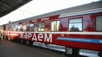 Фотография к новости: "Жәрдем" мен "денсаулық" пойызының дәрігерлері 21 000 тұрғынды тексерді