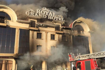 Фотография к новости: Тоқаев: Түркістандағы өрттен зардап шеккен ІІМ қызметкерлері  мемлекеттік наградаға лайық