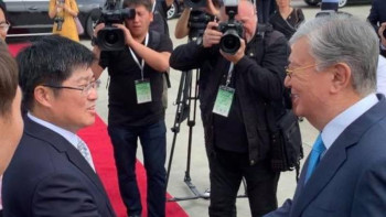 Фотография к новости: Қазақстан президенті Ханчжоу қаласына ұшып келді