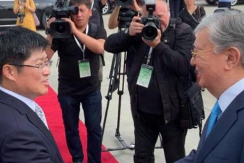 Фотография к новости: Қазақстан президенті Ханчжоу қаласына ұшып келді