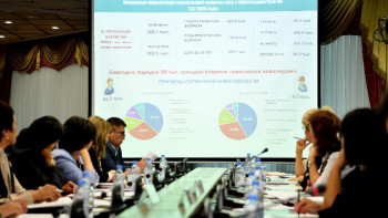 Фотография к новости: Сенатта мүмкіндігі шектеулі жандардың құқықтары қаралды