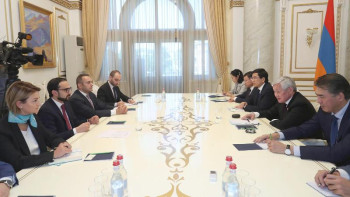 Фотография к новости: Бердібек Сапарбаев жұмыс сапарымен Арменияға барды