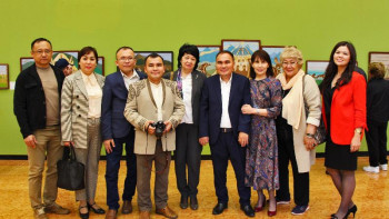 Фотография к новости: Елордада қолданбалы өнер көрмесі ашылды