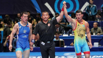 Фотография к новости: Қазақ балуаны екі дүркін Олимпиада чемпионын жеңді