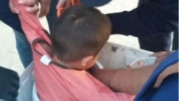 Фотография к новости: Шымкентте 3 жасар бала кір жуатын машинада қамалып қалған 